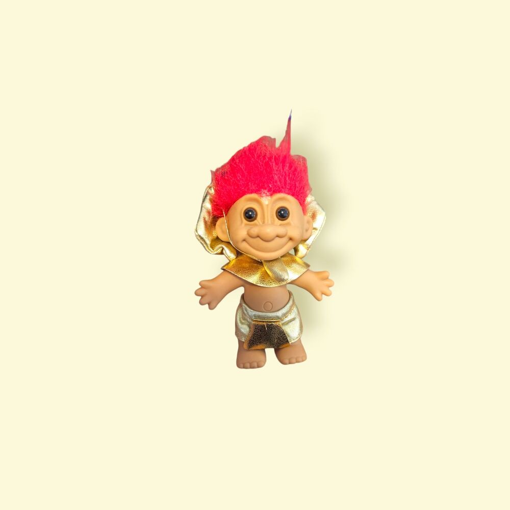 Vtg Russ Troll Doll King Tut